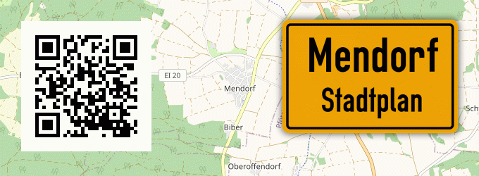 Stadtplan Mendorf