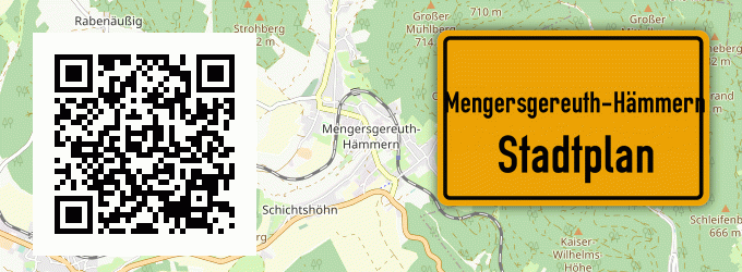 Stadtplan Mengersgereuth-Hämmern