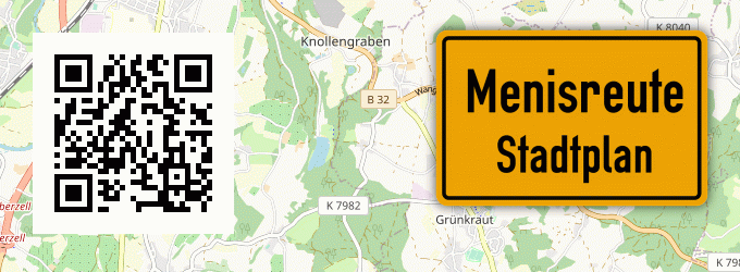 Stadtplan Menisreute