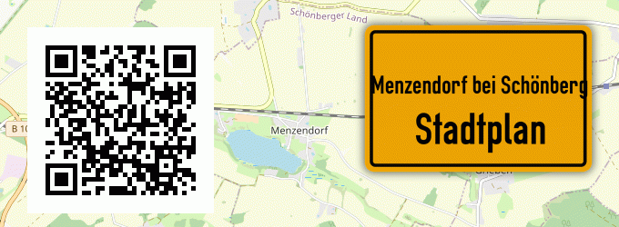 Stadtplan Menzendorf bei Schönberg