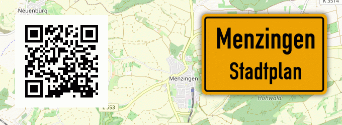 Stadtplan Menzingen