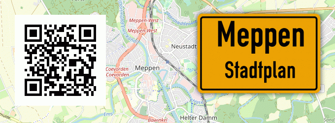 Stadtplan Meppen