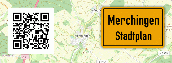 Stadtplan Merchingen