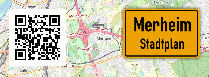 Stadtplan Merheim