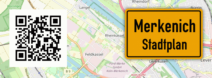 Stadtplan Merkenich