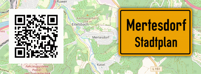 Stadtplan Mertesdorf