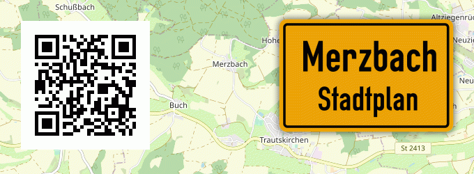 Stadtplan Merzbach, Rheinland