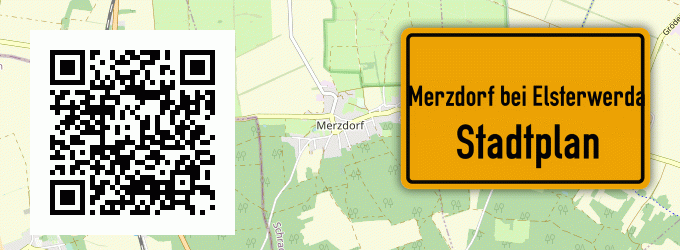 Stadtplan Merzdorf bei Elsterwerda
