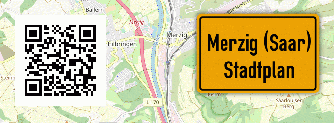 Stadtplan Merzig (Saar)