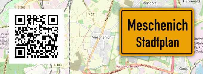 Stadtplan Meschenich