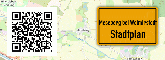 Stadtplan Meseberg bei Wolmirstedt