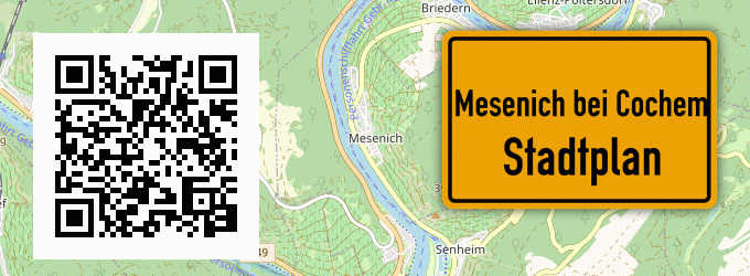 Stadtplan Mesenich bei Cochem