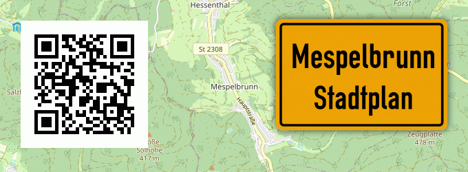 Stadtplan Mespelbrunn