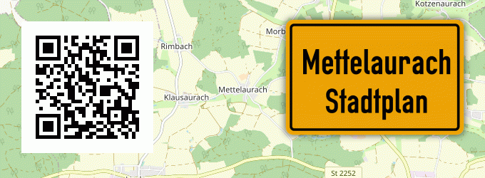 Stadtplan Mettelaurach