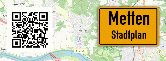 Stadtplan Metten