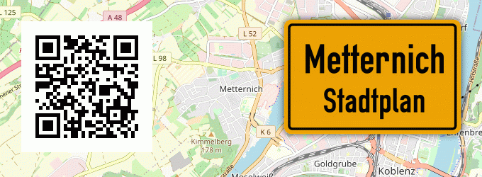 Stadtplan Metternich