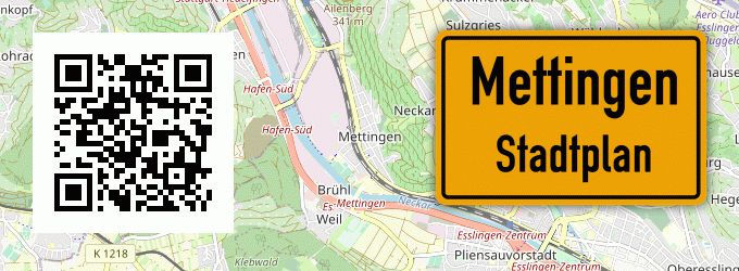 Stadtplan Mettingen