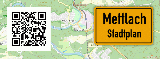 Stadtplan Mettlach