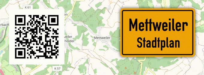 Stadtplan Mettweiler
