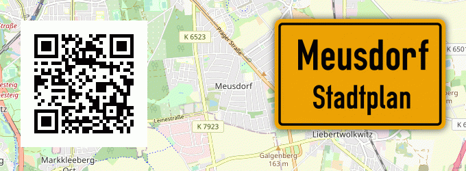 Stadtplan Meusdorf