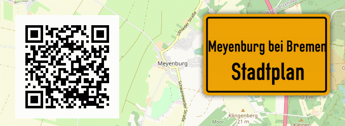 Stadtplan Meyenburg bei Bremen