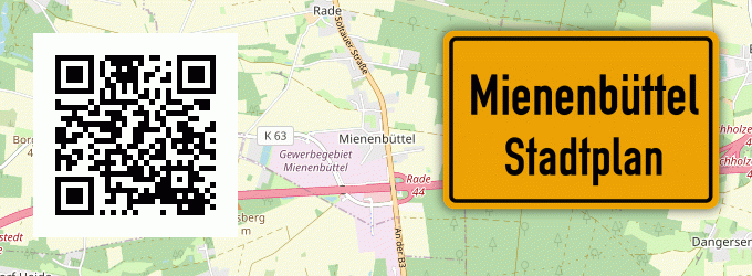 Stadtplan Mienenbüttel