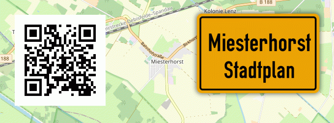 Stadtplan Miesterhorst