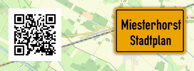 Stadtplan Miesterhorst