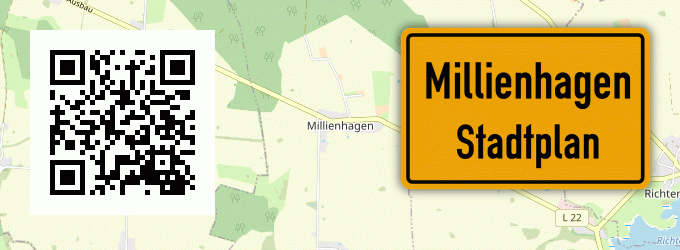 Stadtplan Millienhagen