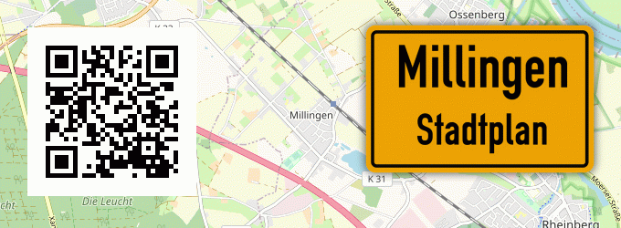 Stadtplan Millingen