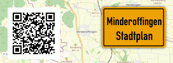 Stadtplan Minderoffingen