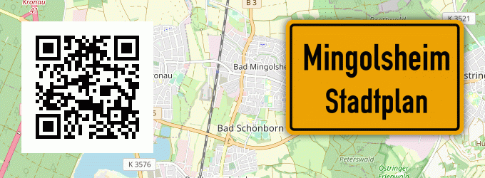 Stadtplan Mingolsheim