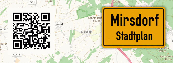 Stadtplan Mirsdorf