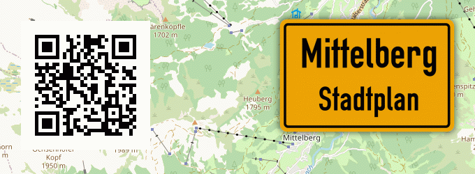 Stadtplan Mittelberg