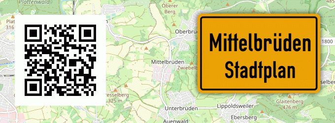 Stadtplan Mittelbrüden