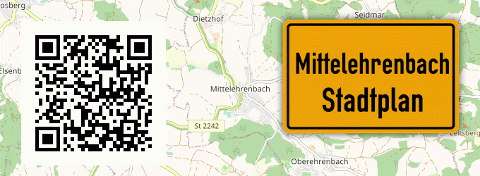 Stadtplan Mittelehrenbach