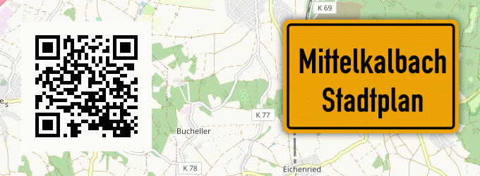 Stadtplan Mittelkalbach