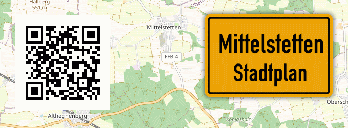 Stadtplan Mittelstetten, Lech