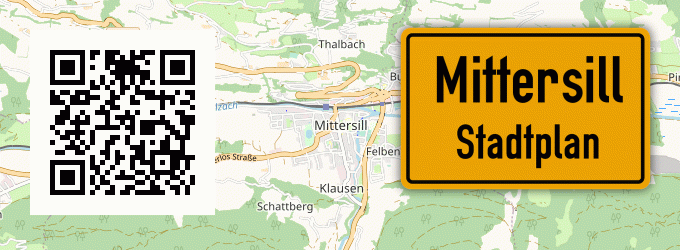 Stadtplan Mittersill