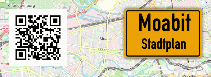 Stadtplan Moabit
