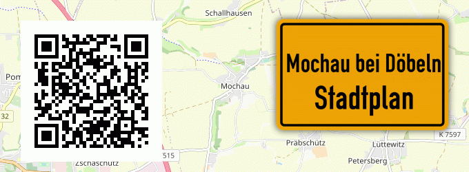 Stadtplan Mochau bei Döbeln