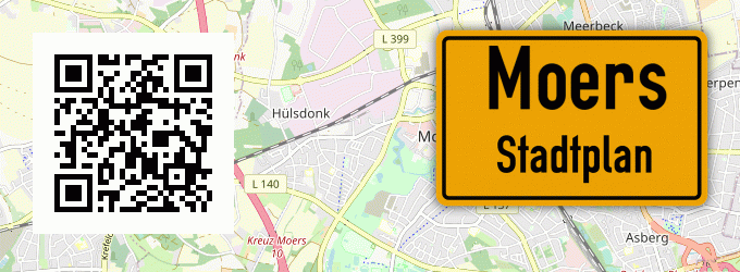 Stadtplan Moers