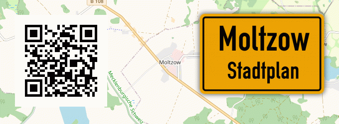 Stadtplan Moltzow