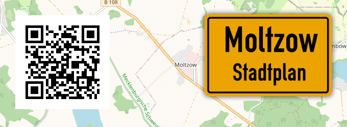 Stadtplan Moltzow