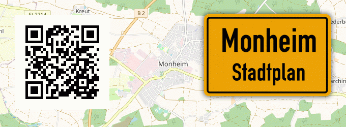 Stadtplan Monheim