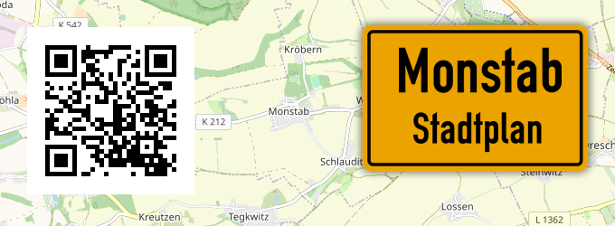 Stadtplan Monstab