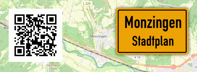 Stadtplan Monzingen