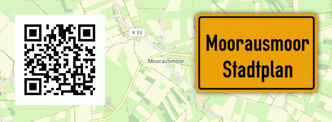 Stadtplan Moorausmoor