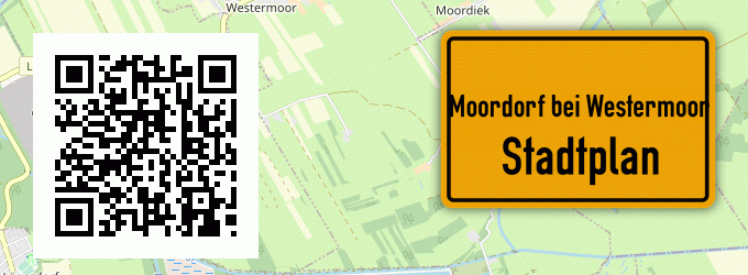 Stadtplan Moordorf bei Westermoor