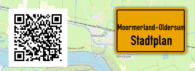 Stadtplan Moormerland-Oldersum